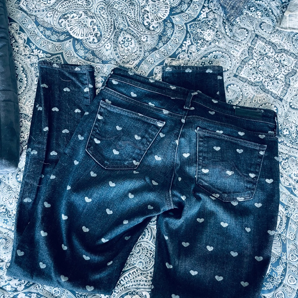 Adriano Goldschmied heart jeans size 28R - Picture 2 of 6